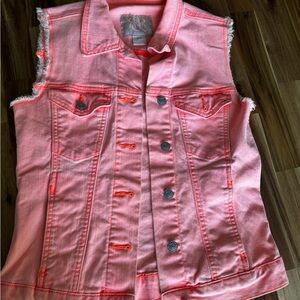 Rock & Republic Coral Denim Vest
